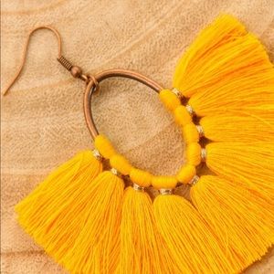 Fan Tassel Earring